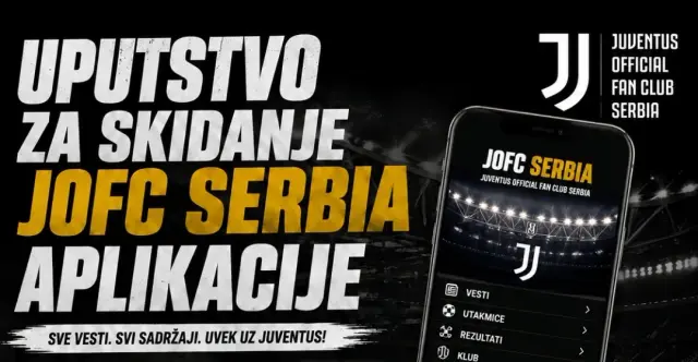 UPUSTVO ZA SKIDANJE JOFC SERBIA APLIKACIJE!